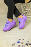 Women's Purple Suede Sport Shoes